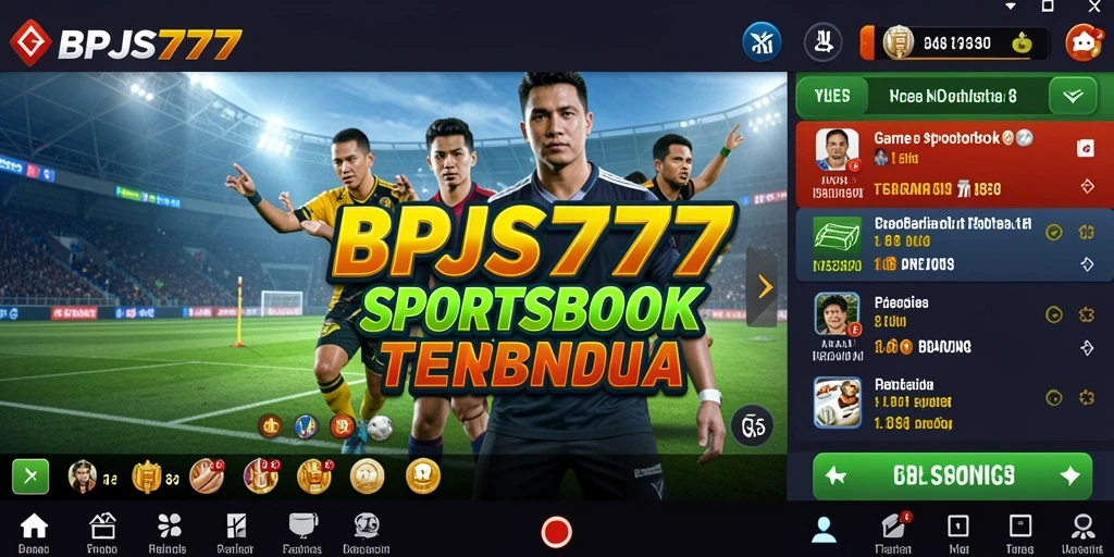 Tampilan menarik gameplay taruhan olahraga BPJS777.