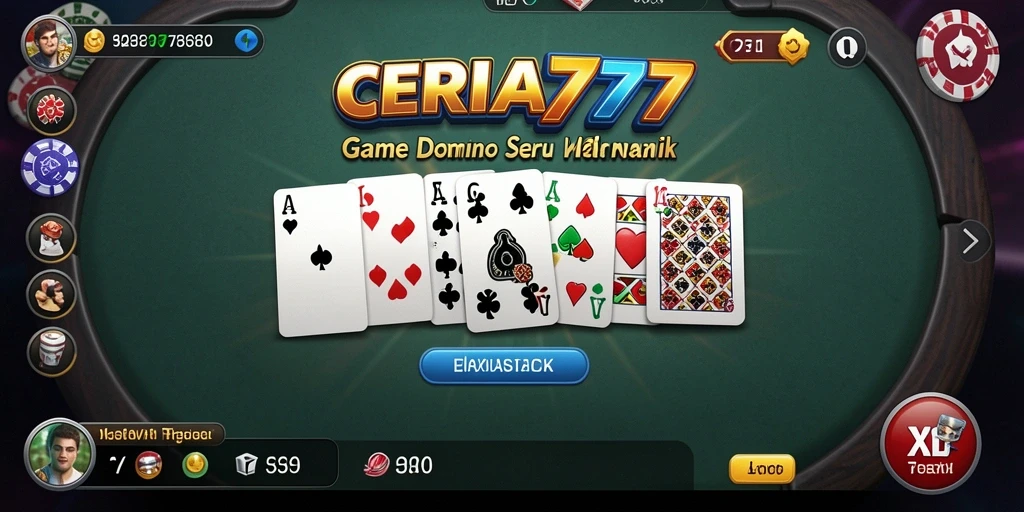 Tangkapan layar CERIA777 yang menunjukkan serunya bermain domino.