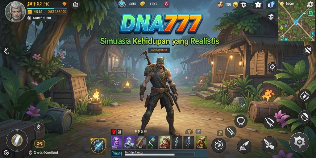 Tampilan gameplay <strong>DNA777</strong> yang menarik dan realistis dari simulasi kehidupan.