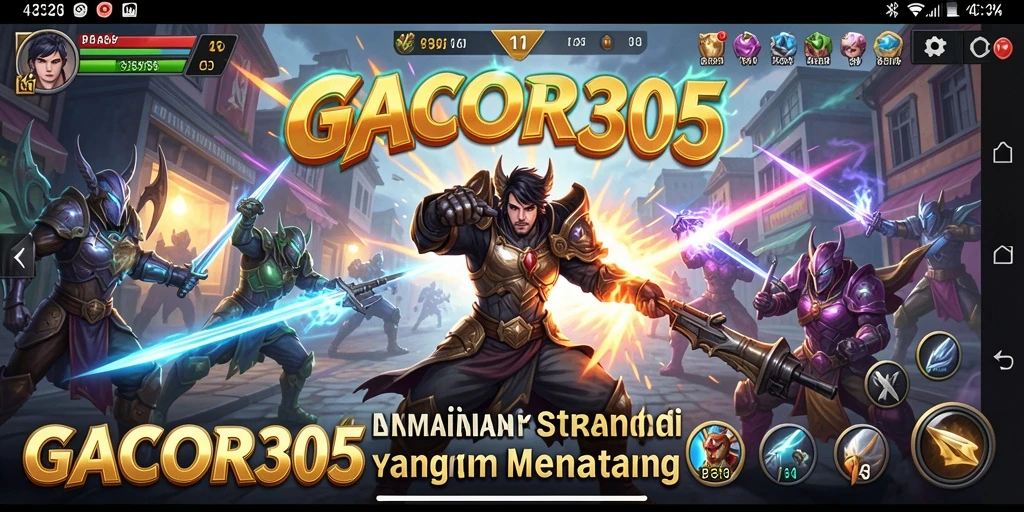 Tangkapan layar gameplay GACOR305 yang penuh strategi dan aksi.