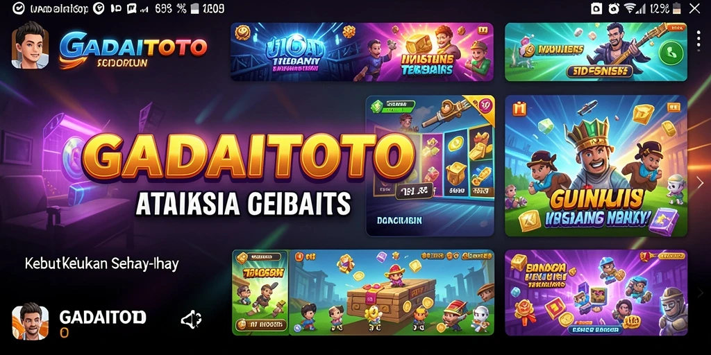 Tampilan antarmuka GADAITOTO yang memudahkan navigasi aplikasi Utility.