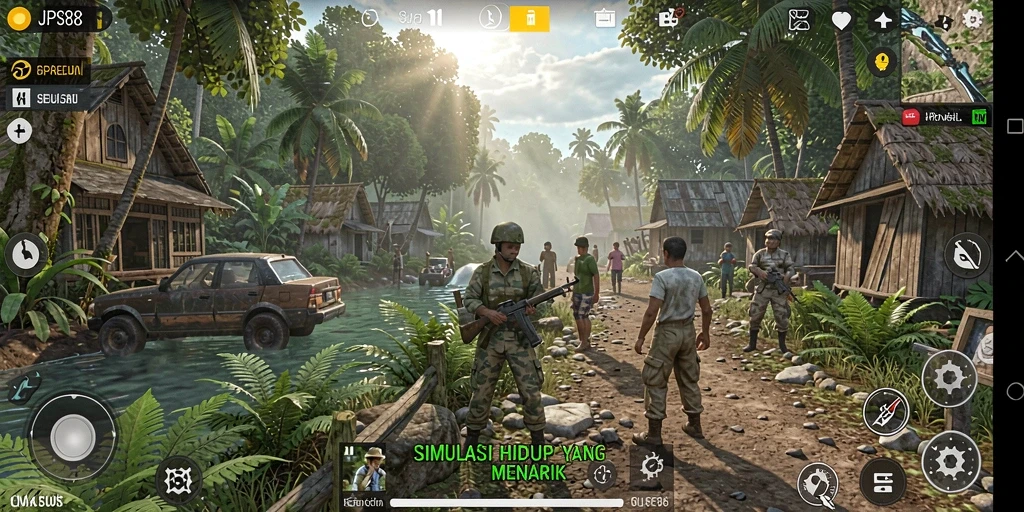 Gambaran screenshot gameplay JPS88 dengan aktivitas simulasi yang menarik.