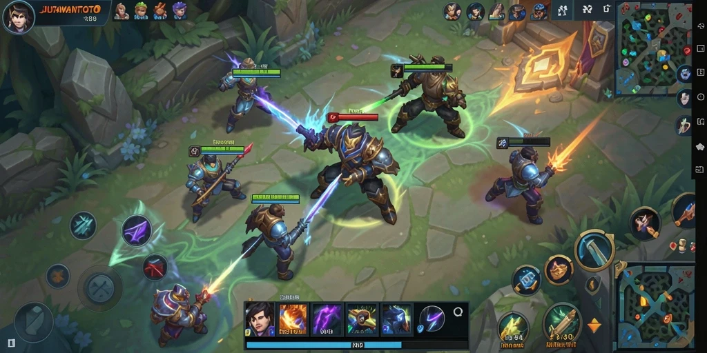 Tampilan gameplay intens dan menegangkan dalam JUTAWANTOTO.