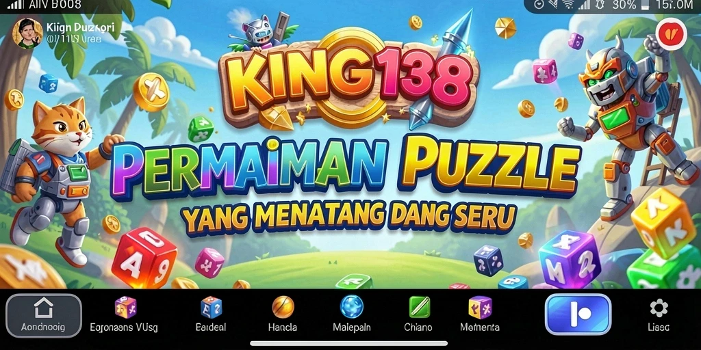 Gameplay KING138 yang menarik dalam format puzzle.