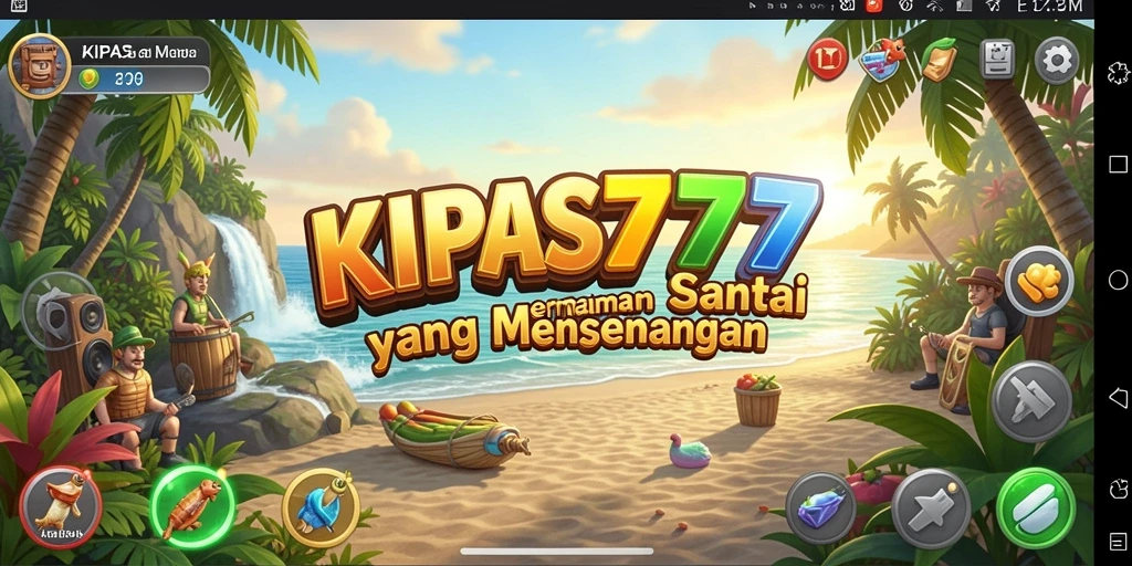 Screenshot gameplay KIPAS777 dengan tampilan yang cerah dan menarik.