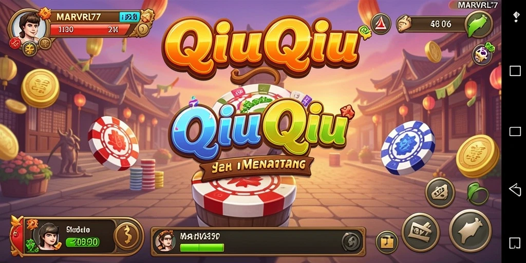 Screenshot dari gameplay seru di MARVRL77 QiuQiu.