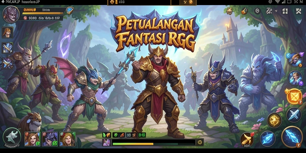 Tangkapan layar PAKARJP menampilkan aksi pertarungan yang mendebarkan.