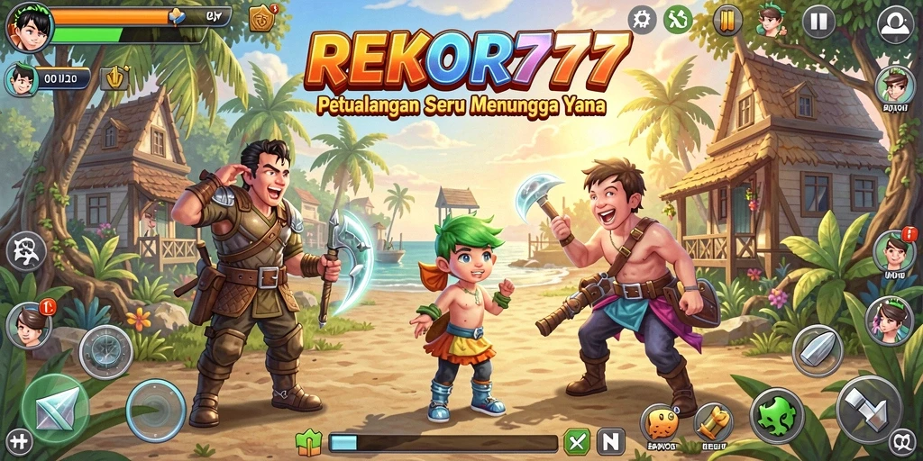 Screenshot utama REKOR777 menampilkan petualangan epik dalam gameplay yang memukau.