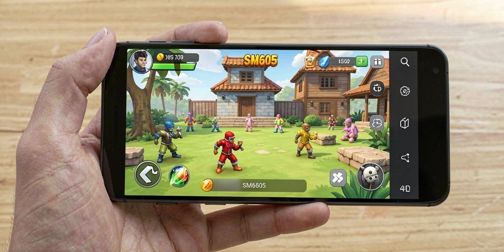 Screenshot gameplay SM605 menampilkan pengalaman bermain Idle yang menarik.