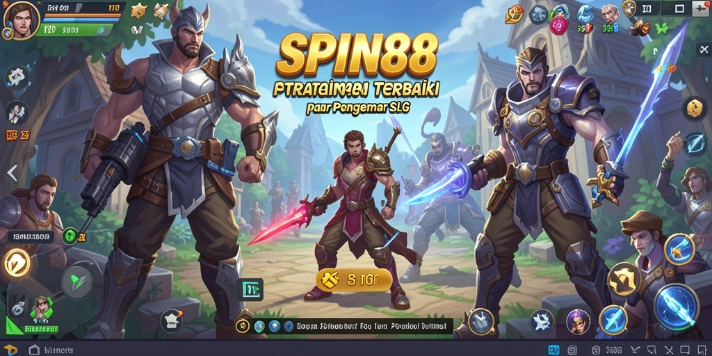 Screenshot menampilkan aksi seru dan strategi dalam SPIN88.