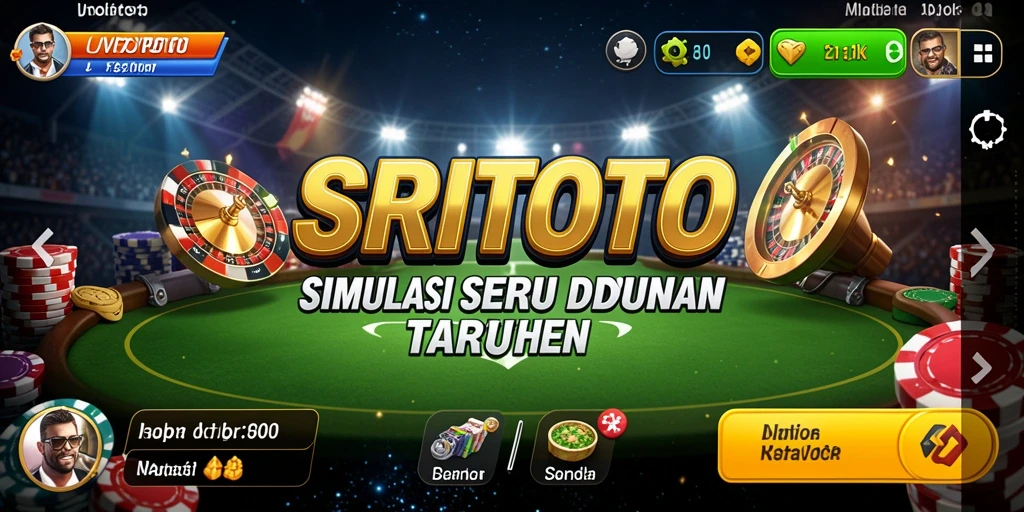 Tampilan gameplay menarik di SRITOTO dengan elemen Simulation yang menantang.